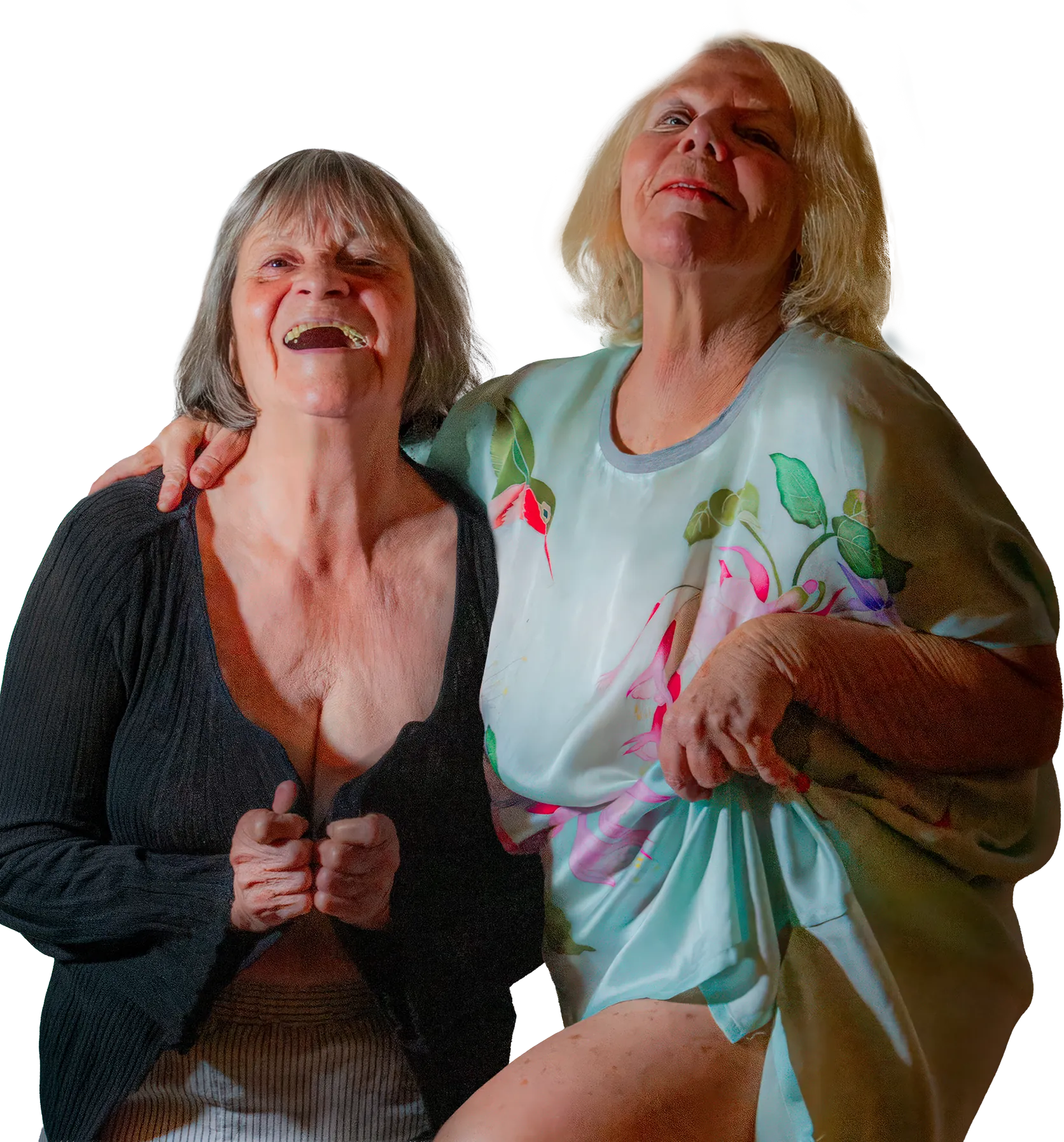 Kathy Tanner and Jenny Simanowitz in Dirty Old Women
